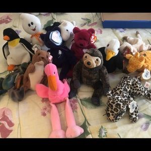 Set of beanie babies